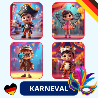 Zestaw Karneval - język niemiecki - EduBazarek