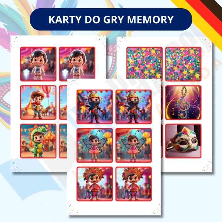 Zestaw Karneval - język niemiecki - EduBazarek