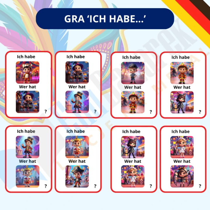 Zestaw Karneval - język niemiecki - EduBazarek