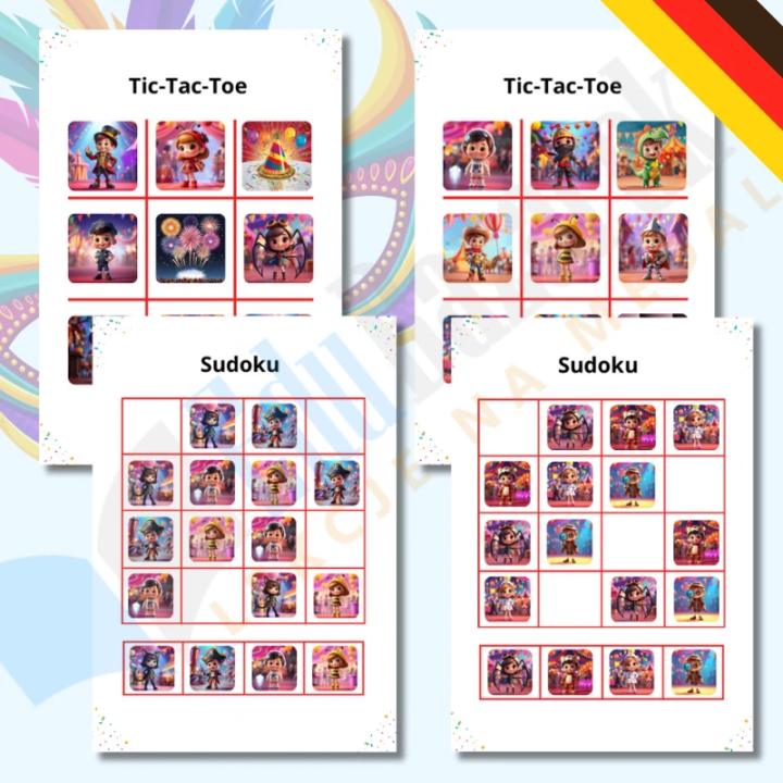 Zestaw Karneval - język niemiecki - EduBazarek