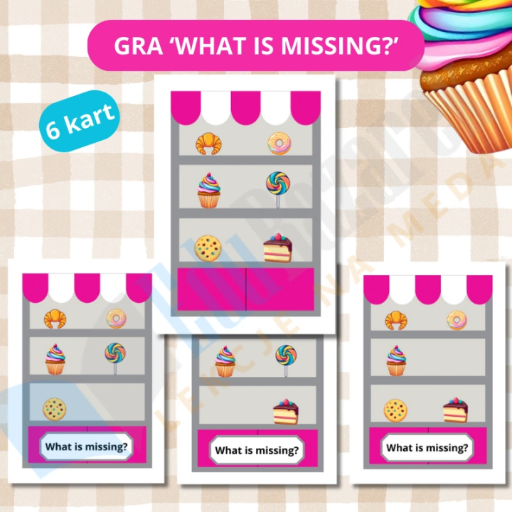 Zestaw Cukiernia - język angielski - EduBazarek