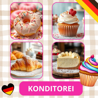 Zestaw Konditorei - język niemiecki - EduBazarek