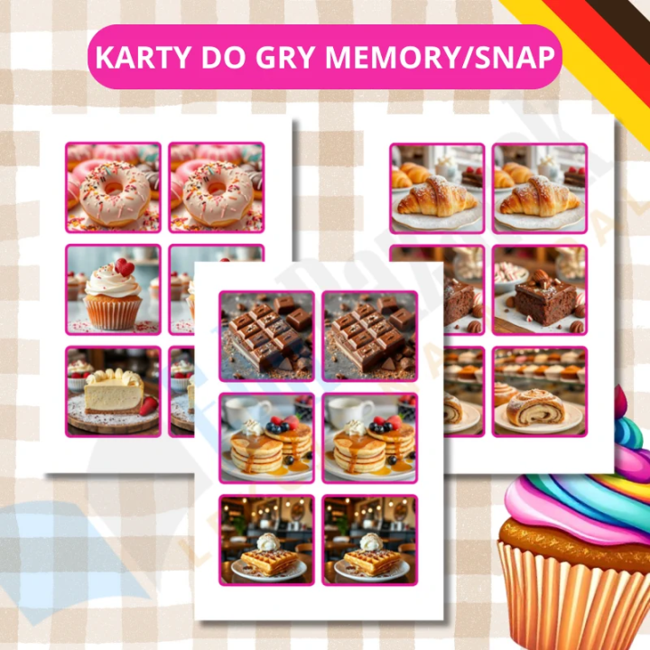 Zestaw Konditorei - język niemiecki - EduBazarek