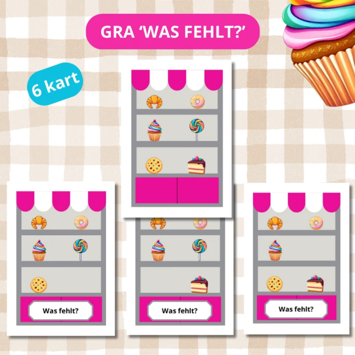 Zestaw Konditorei - język niemiecki - EduBazarek