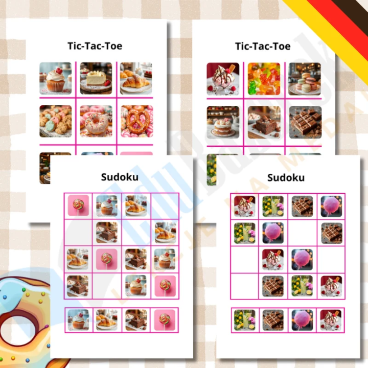 Zestaw Konditorei - język niemiecki - EduBazarek