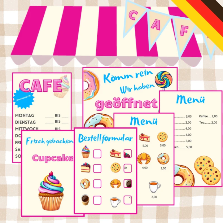 Zestaw Konditorei - język niemiecki - EduBazarek