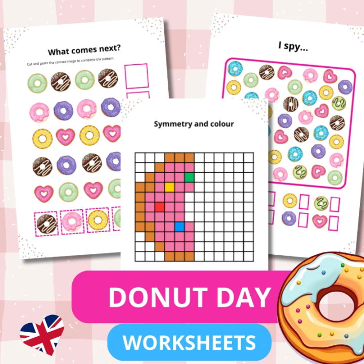 Donut Day - Karty Pracy - język angielski - EduBazarek