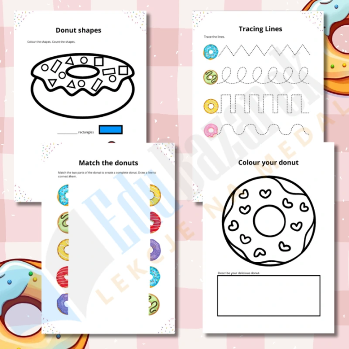 Donut Day - Karty Pracy - język angielski - EduBazarek