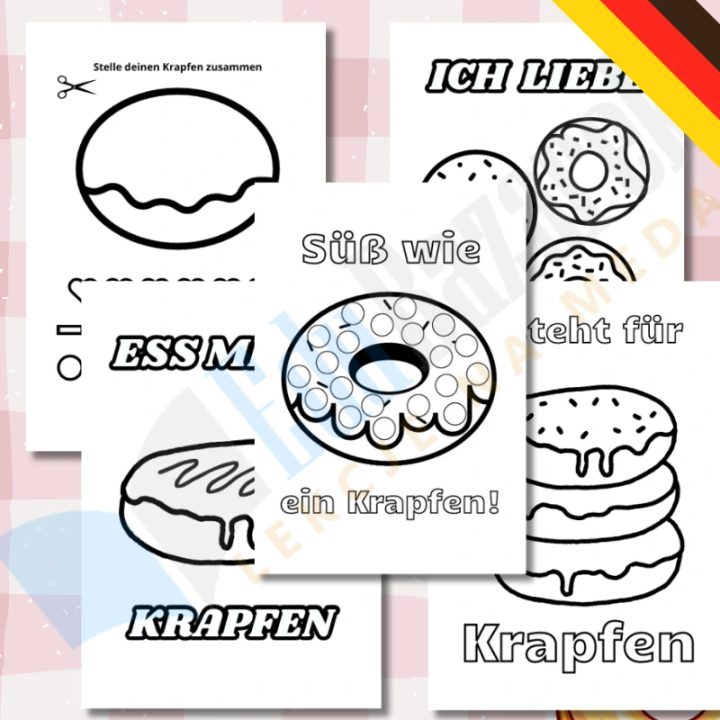 Weiberfastnacht - Karty Pracy - język niemiecki - EduBazarek