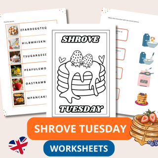 Shrove Tuesday – Karty Pracy - język angielski - EduBazarek