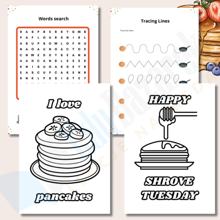 Shrove Tuesday – Karty Pracy - język angielski - EduBazarek