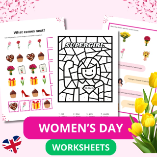 Women’s Day Worksheets - język angielski - EduBazarek
