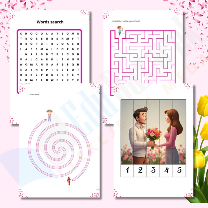 Women’s Day Worksheets - język angielski - EduBazarek