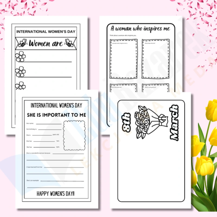 Women’s Day Worksheets - język angielski - EduBazarek