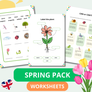 Spring – Karty Pracy - język angielski - EduBazarek