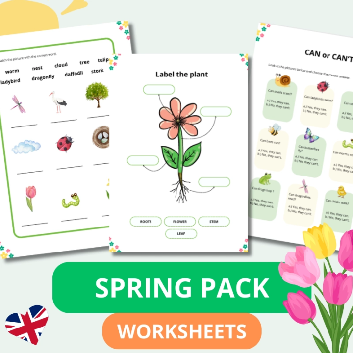 Spring – Karty Pracy - język angielski - EduBazarek