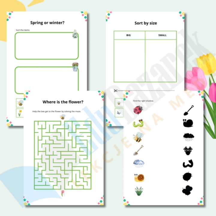 Spring – Karty Pracy - język angielski - EduBazarek