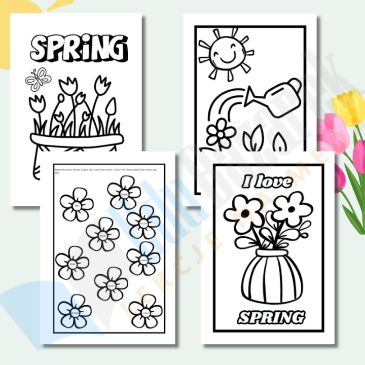 Spring – Karty Pracy - język angielski - EduBazarek