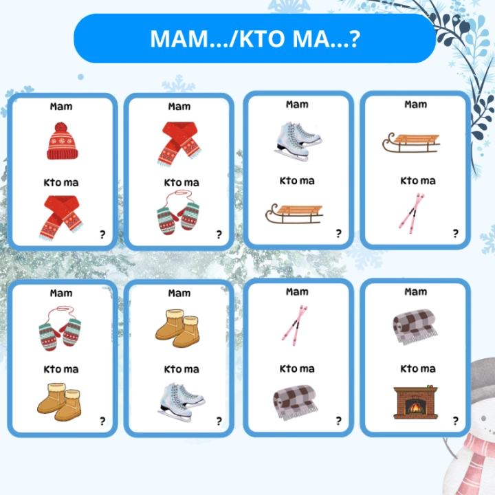 Zestaw Zima - EduBazarek