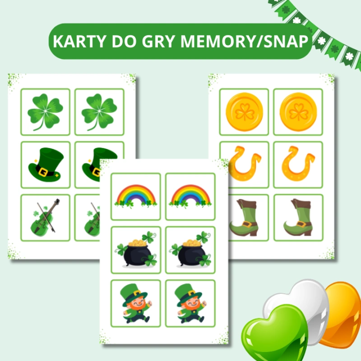 Zestaw Dzień Świętego Patryka - język angielski - EduBazarek