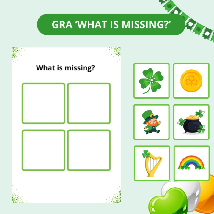 Zestaw Dzień Świętego Patryka - język angielski - EduBazarek