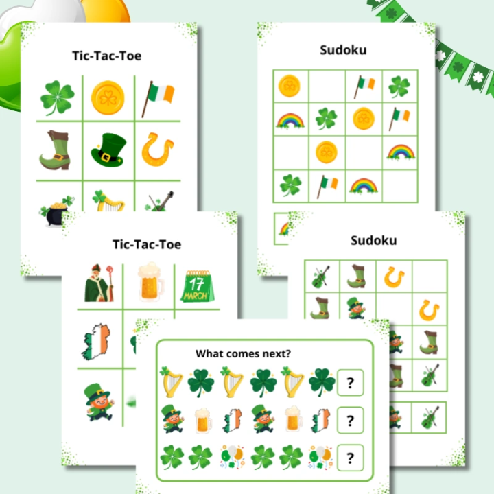 Zestaw Dzień Świętego Patryka - język angielski - EduBazarek