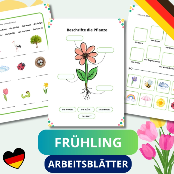 Frühling – Karty Pracy - język niemiecki - EduBazarek