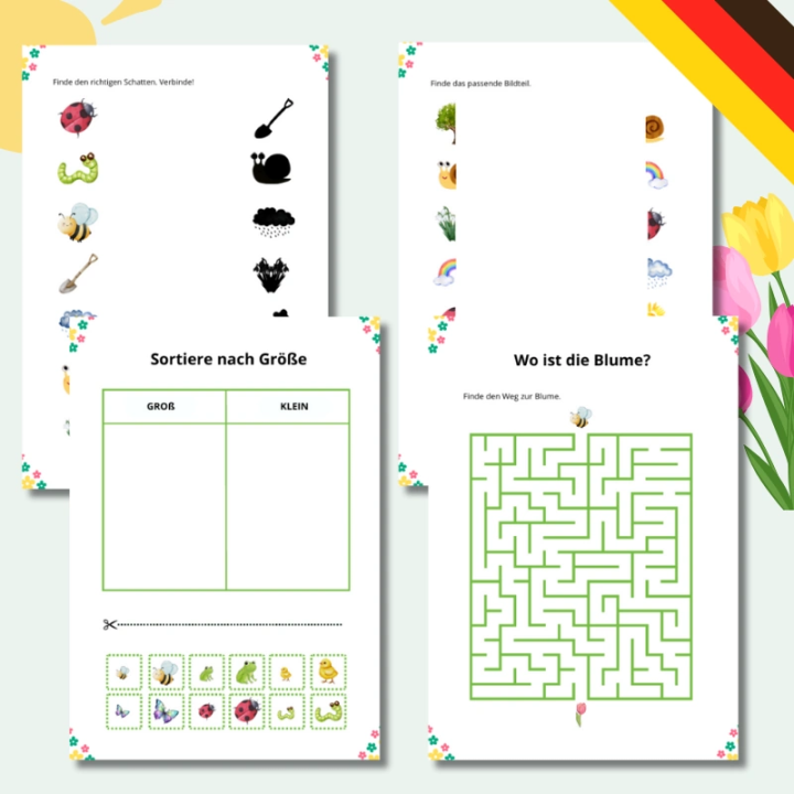 Frühling – Karty Pracy - język niemiecki - EduBazarek