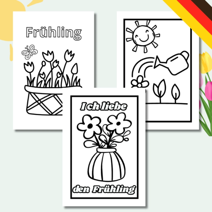 Frühling – Karty Pracy - język niemiecki - EduBazarek