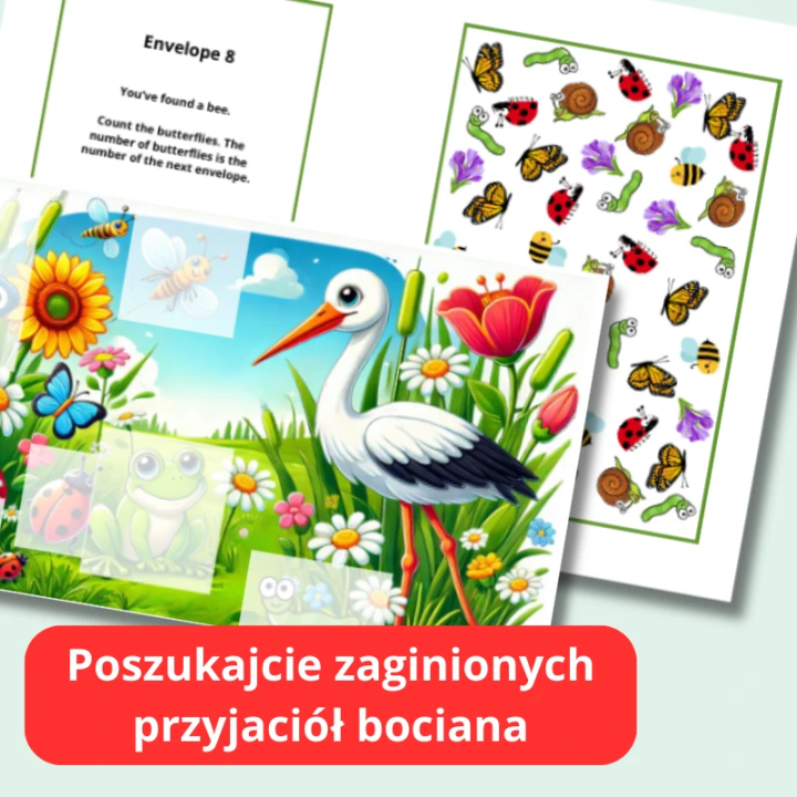 Bocian i jego przyjaciele - Escape Room - EduBazarek