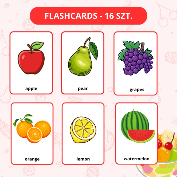 Fruits Pack - język angielski - EduBazarek