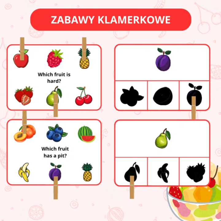 Fruits Pack - język angielski - EduBazarek