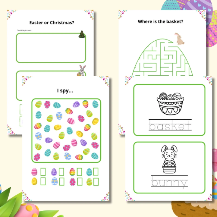 Easter Worksheets - język angielski - EduBazarek