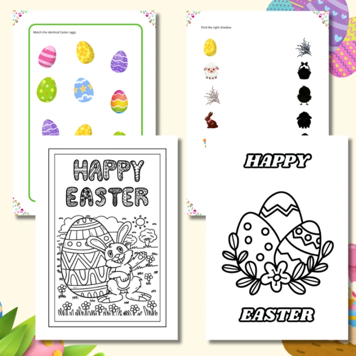 Easter Worksheets - język angielski - EduBazarek