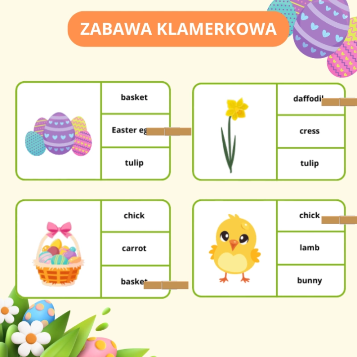 Zestaw Easter - język angielski - EduBazarek