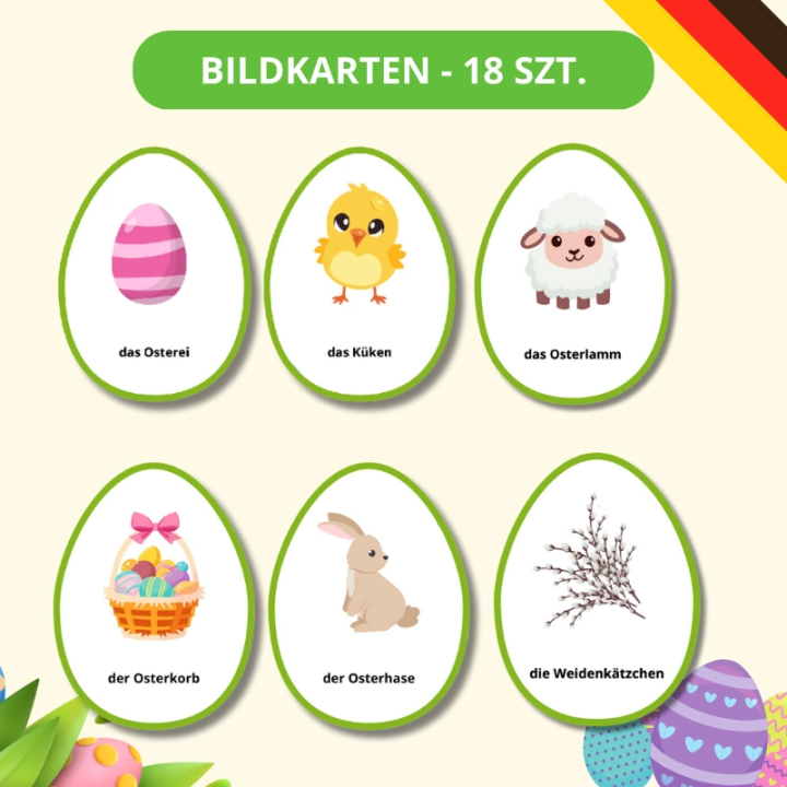 Zestaw Ostern - język niemiecki - EduBazarek