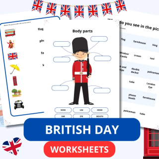 British Day Worksheets - język angielski - EduBazarek