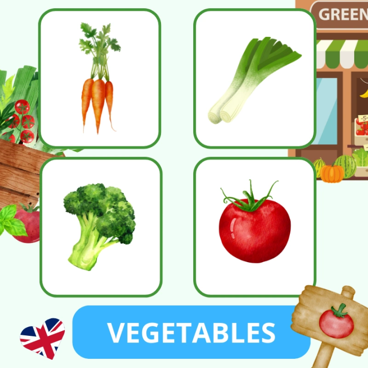 Vegetables Pack - język angielski - EduBazarek