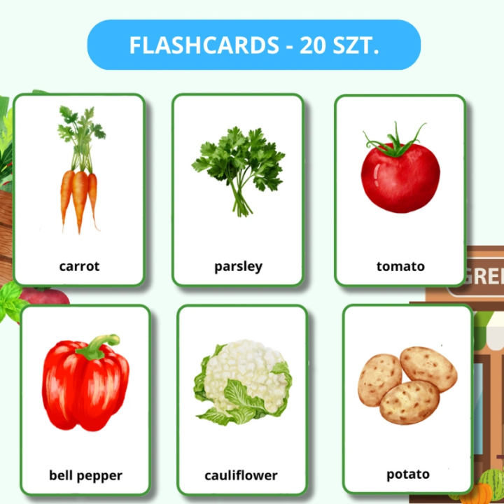 Vegetables Pack - język angielski - EduBazarek