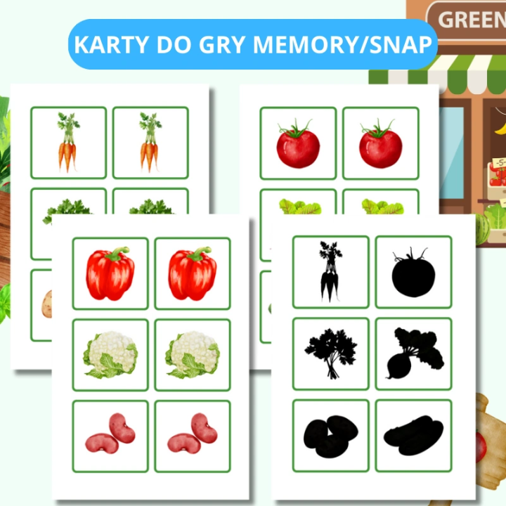 Vegetables Pack - język angielski - EduBazarek