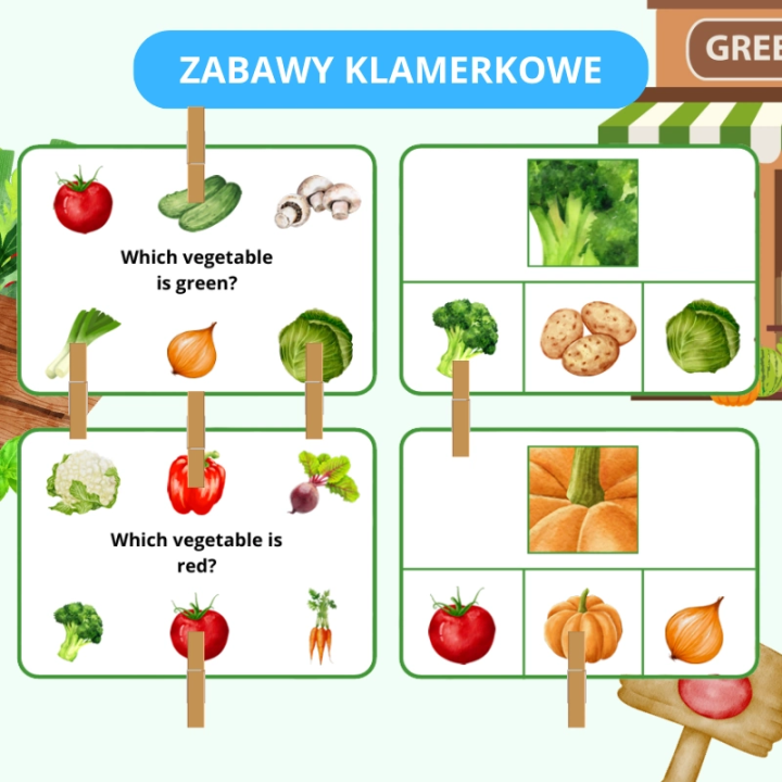 Vegetables Pack - język angielski - EduBazarek