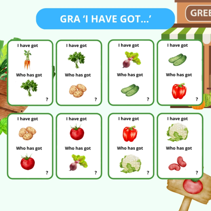 Vegetables Pack - język angielski - EduBazarek