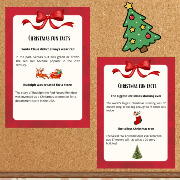 Christmas Gazetka Ścienna - EduBazarek