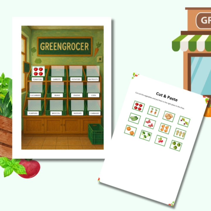 Vegetables Worksheets - język angielski - EduBazarek