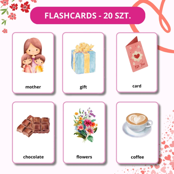 Zestaw Mothers Day - język angielski - EduBazarek