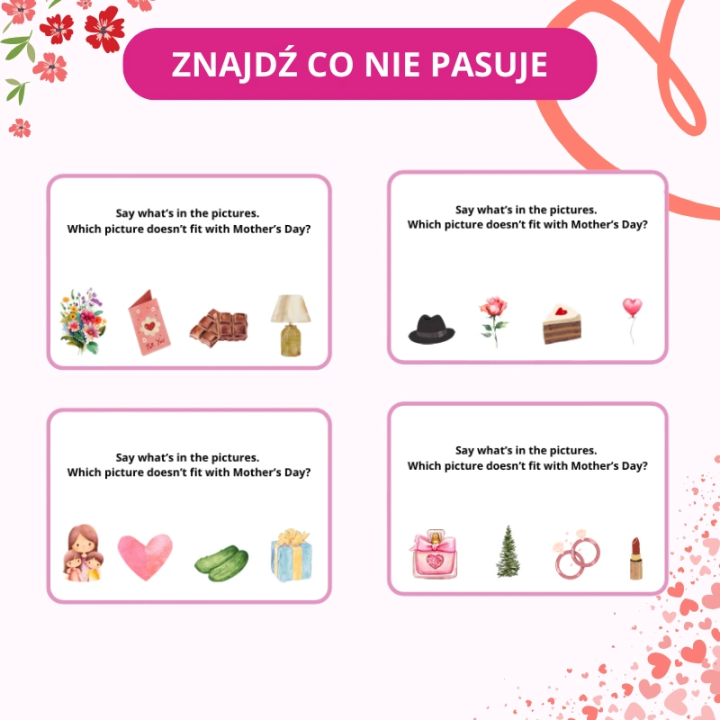 Zestaw Mothers Day - język angielski - EduBazarek