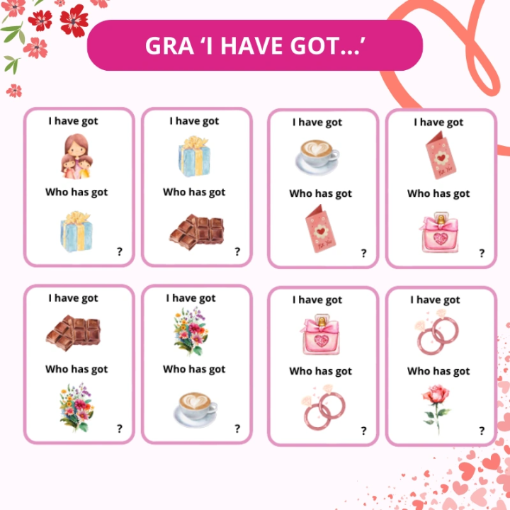 Zestaw Mothers Day - język angielski - EduBazarek