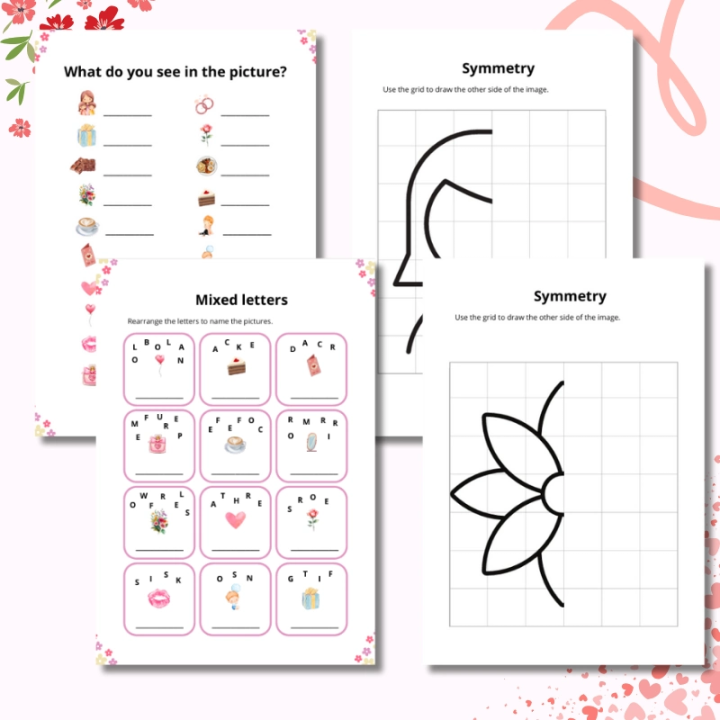 Mothers Day Worksheets - język angielski - EduBazarek