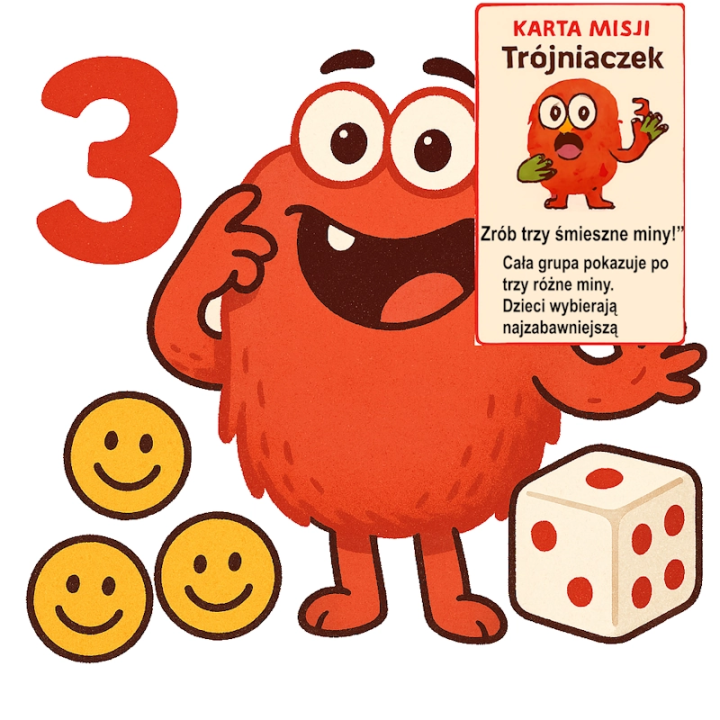 Wesoła Wyprawa Stworków — zestaw edukacyjny do nauki cyfr 1 – 6