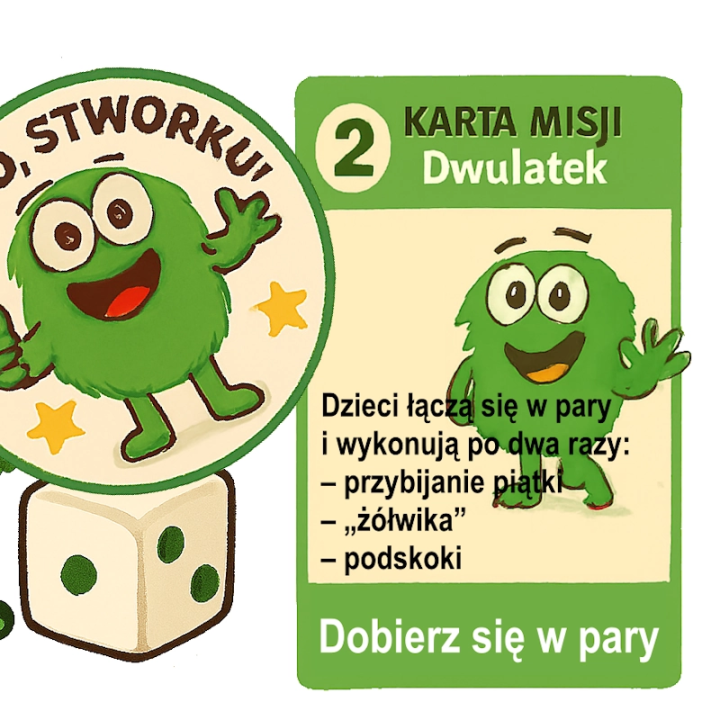 Wesoła Wyprawa Stworków — zestaw edukacyjny do nauki cyfr 1 – 6